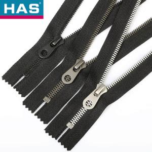 China #5 Metal Teeth Zipper Closed End / Open End Silver Teeth Zipper wholesale