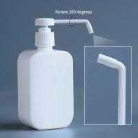 Disinfectant 500ml Plastic Pump PET Plastic Bottles Caliber 25mm