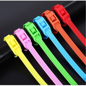 China 10x400mm Colorful Nylon Cable Tie Indoor Playground Nylon 66 Cable Tie supplier
