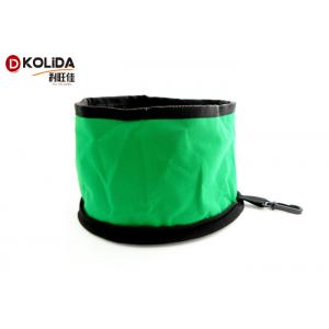 China 600D Waterproof Portable Folding Travel Collapsible Pet Food Bowls Dog Water Bowl supplier