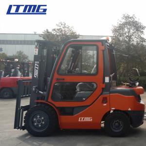 China LTMG LPG Gas Forklift Truck 3.5 Ton , Full Free 2 Stage Mast Forklift Machine supplier