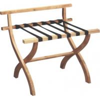 China Solid Wood Hotel Luggage Racks Suitcase Rack Hotel With  back support on sale