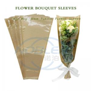 Multiple Bags Y Shape Kraft Paper Flower Bouquets Sleeves For Rose Wrapping