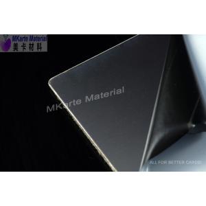 0.6mm / 0.8mm Thickness PVC Card Material Ultra Glossy Stainless Steel Plates used for PVC card lamination