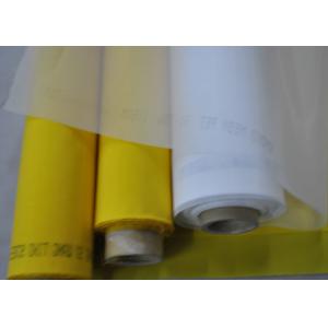 China 102 Width White Polyester Printing Mesh With 100% Monofilament , High Tension supplier