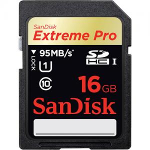SanDisk 16 GB SDHC Card Extreme Pro Class 10 UHS-I Price $16.9