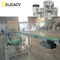 China Streamlined Tin Can Manufacturing Machine 380V Tin Can Conveyor Line on sale