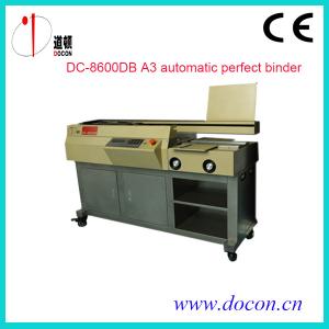 China DC-8600DB automatic glue binder machine,book binder machine supplier