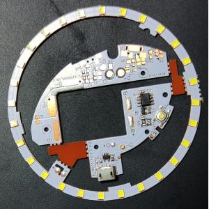 Single Layer Flex PCB Manufacturing For Mini Makeup Mirror LED Light With USB Connector