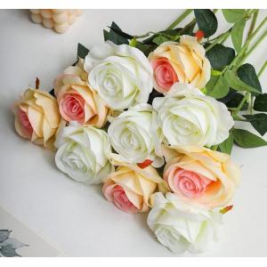 Fake Silk Wedding Bouquets Fendera Rose Ornaments