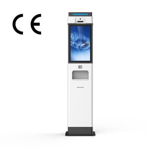 Non Touch 3D Digital Thermometer MIPS Face Recognition Temperature Screening Kiosk 21.5inch