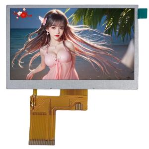 China Customized 4.3 Inch IPS LCD Display 480x272 Resolution 300Cd/m2 MCU interface wholesale