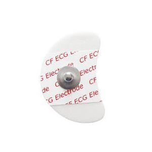 Pediatric Ecg Monitoring Electrodes Pads PE Foam Crescent Or Droplike Shape