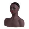 China High quality  PVC mannequin head with black mannequin head display dummy mannequin for female wholesale