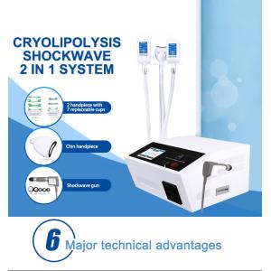 Cryolipolysis Fat Freezing Shockwave Therapy Combo Machine For Fast Fat Reduction