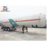 China Liquid Normal Gas LNG Cryogenic Fuel Tank Semi Trailer three axles wholesale