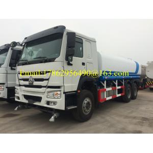 16-20m3 Water / Fuel Road Tankers , Fuel Bowser Truck With 12.00R20 Radial Tire