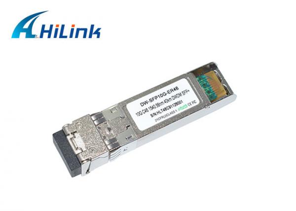 C Band SFP+ Transceiver Module C46 DWDM SFP10G 1540.56nm 40km DOM 3 Years