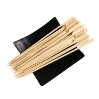 China Barbecue Wood Bamboo Paddle Skewer Sticks Disposable 18CM Food Grade For Grill on sale