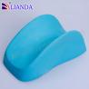 Soft Back Massage Memory Foam Cushion Pads Lumbar Support Linen Cover