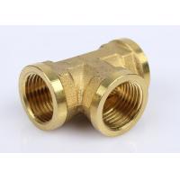 China Wholesale Price 99% Copper Pipe Thread Equal Tee Female NPT 1/2 3000# C70600 Brass Casting Pipe Fittings on sale