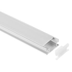 China Outdoor Strip Light LED Floor Channel Aluminum 19*8mm For Ground Surface Waterproof Light supplier