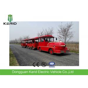 Regent Style Mini Electric Trackless Train With 42 Seats DC Motor Fashion Design