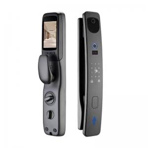 China Live Video Intercom Fingerprint Door Lock Keyless Bluetooth Wifi Biometric Digital For Business supplier