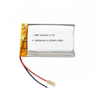 103450 1800mAh 3.7V High Power Lipo Battery Pack Lithium Polymer Battery Cell