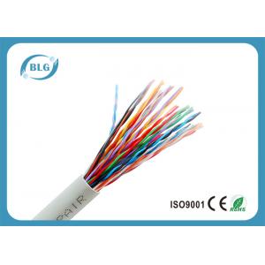 China PVC / LSZH Indoor Telephone Line Cable For Multipair Communication 26AWG supplier