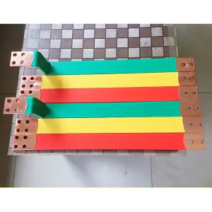 Anti Corrosion Copper Flat Busbar , Stainless Steel Busbar With Pressure Riveting