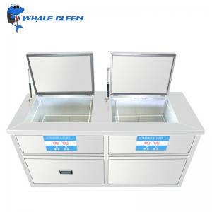 Stainless Steel Ultrasonic Washer Parts Cleaner With 99L Double Tank