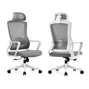 Aluminum Ergonomic Custom Reclining Office Chair With Footrest For Contemporary Style