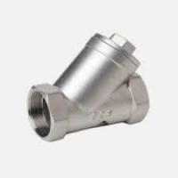 China Stainless Steel 304 Y Type Female Thread Filter Boiler Steam  Strainer on sale