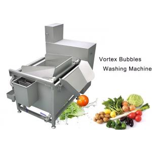 China Vortex Bubbles Vegetable Fruit Washing Machine For Restaurant supplier