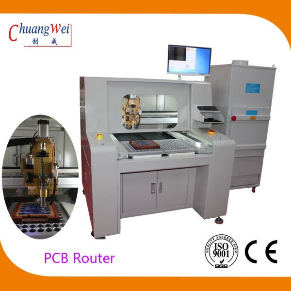 PCB Depaneling Router Two Work Tables PCB Depanelizer Machine