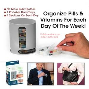 7 - Day Medicine Pill Box Organizer