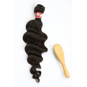China Deep Wave 18 Inches Hair Extensions / 100 Real Human Hair Extensions supplier