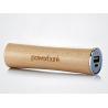 High Quality 2600mAh 18650 Battery Wood Made Portable Mobile Power Bank