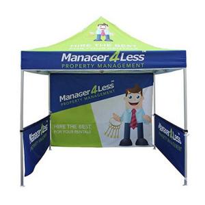 5X5 Advertising Folding Tent Aluminum Structure With Highly Attached Velcro