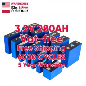 China EU US Rechargeable 3.2V 280Ah Phosphate Battery Lithium Ion 3.2V280Ah LiFePO4 280K supplier