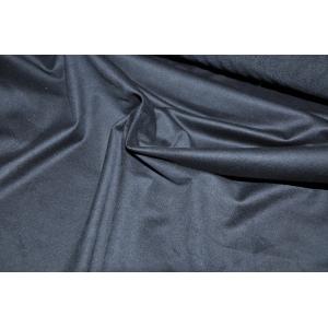 Polyester Gray Faux Suede Fabric Coating 155cm Artificial