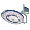Blue Color Dual Dome Ceiling Veterinary Surgery Lights , LED Operating Lamp