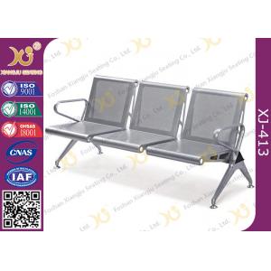 Heavy Duty Hospital Waiting Room Chairs Stainless Steel With Powder Coating