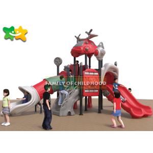 Funny Plastic Spiral Slide , Plastic Play Slides For Toddlers CAD Instruction Installation