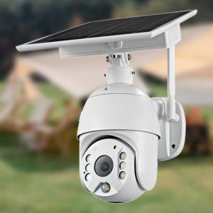 4G Solar Powered Motion Detector Camera Wireless Outdoor 2K 4MP PTZ APP Control