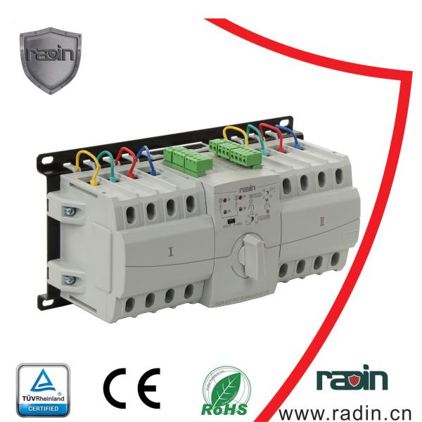 ATS Panel Dual Power Transfer Switch Electrical Low Power Consumption Industrial