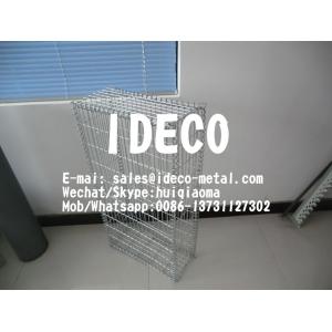 China Stainless Steel Gabion Cages, Welded Wire Mesh Panels for Rock Boxes/Stone Baskets, Gabion Barrier Retaining Walls wholesale