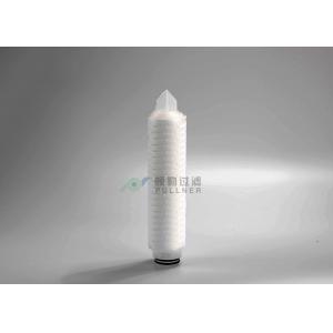 China 0.05 Micron 226 Fin Connector PFL PTFE Filter Cartridge Hydrophilic wholesale