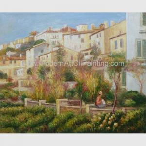 China Custom Pierre Auguste Renoir Oil Paintings Reproduction Terrace at Cagnes wholesale